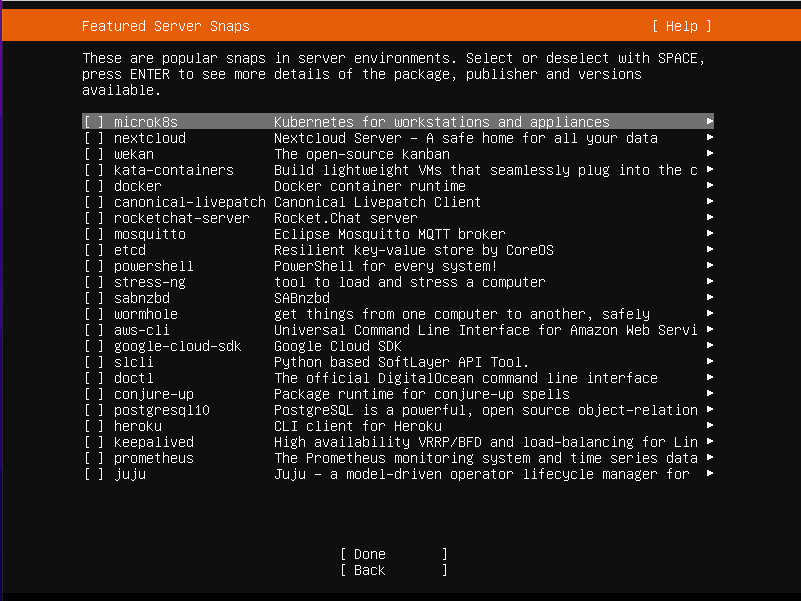 instalacion de aplicaciones de servidor en ubuntu server 22.04